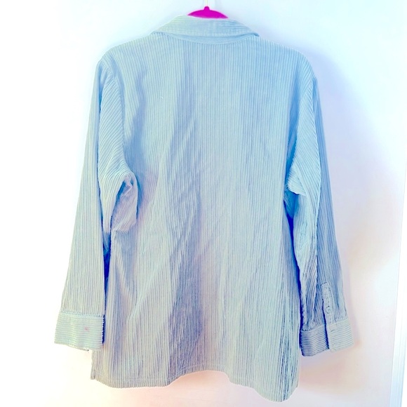 Croft & Barrow Ribbed Button Up Shacket - Picture 3 of 3